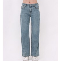 [잠뱅이] 애플아울렛 스판 바이오스톤 솔트 올약워싱 일자통바지 일자와이드데님 AM3DTG5