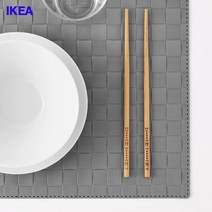 이케아 TREBENT 일식 일본 젓가락 대나무젓가락 젓가락4벌, 나무젓가락 16개