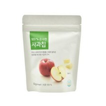올가 간식 100% 순수한 사과칩 (12g) 명절 회사 탕비실 캠핑 아이들 선물, 15개