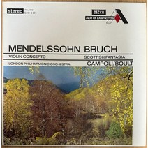 중고LP) Mendelssohn - Violin Concerto / Bruch - Scottish Fantasia 멘델스존