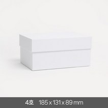 고급 선물 상자 4호 답례품 싸바리 패키지 기프트 포장 무지 국산 케이스, 화이트 1개