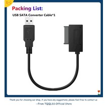외장cd롬 외장 odd dvd cd 롬 리더기USB 어댑터 PC 6P 7P CD DVD Rom SATA to 2.0 변환기 슬림 라인 Sata, 01 E12 SATA Cable