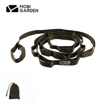 모비가든 캠핑 다용도 데이지체인 캠핑 렌턴 걸이 행어 타프 줄 길 조절 가능 200cm, 레드