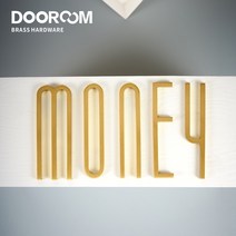 도로명주소판 Dooroom 황동 편지 A-Z 회사 이름 문 접시 장식 벽 맞춤 기호 주소, [01] 7cm, [13] M