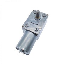 웜기어 오무기어 ZGY370 DC 12V 기어 감속 모터 웜 가역 터보 기어드 박스 감속기 2RPM - 100RPM 200RPM 46/32, 6RPM_24V