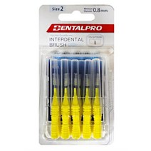 덴탈프로 치간칫솔 I자형 2호(SS) 0.8mm 10P 치석제거 치아관리
