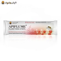Apibuzz Apiflume 20스트립 플루메트린 스트립 꿀벌을 위한 바로아 응애 방제 벌집 도구 양봉 장비 꿀벌 유지 용품, 20 스트립