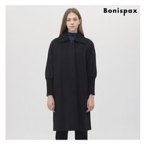 보니스팍스 핸드메이드 니트시보리 캐시미어 롱 코트-MF92HC522