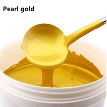 골드 금색 금분 페인트 커스텀 금분칠 불상용 아크릴 물감 방수 칼라 용량 다양 수성, 펄 골드, 1000g