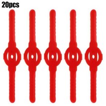 벌초 무선 예초기 충전식 전동 잔디 깍기 깍이 전기 풀 잡초 깎기 플라스틱 커터 블레이드 잔디 트리머 20, 01 Red