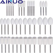 10 개5 개 양모 펠트 장착 연마 버핑 휠 3 20mm 연삭 헤드 dremel 다이 그라인더 드릴 로터리 도구 3mm 생크, 5mm 10개, 총알형
