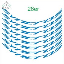 자전거스티커 데칼 캐리어스티커 스크래치 사이클링 라이딩 안티8picsset 2wheelsets 산악 자전거 syncros 휠 세트 스티커 mtb 자전거 데칼 휠 장식 스티커, 26er 블루, 03 26er blue