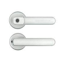 지문자물쇠 안전고리 사물함자물쇠 스마트 도어 잠금 전자 홈 지문 TTlock 키 앱 해제 실내 사무실 나무, 01 silver_01 60-70mm