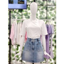 [듀엘] 레터링 포인트 반팔 티셔츠 L232PSM053(2166598)