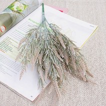 센터피스 셀프촬영 백일상 돌상 테이블 꽃장식 집들이선물 조화 가지 여우 꼬리 인공 꽃, 커피