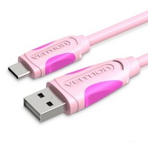 Vention USB C타입 고속 충전 케이블 USB 2.0 USB C 3A 케이블 데이터 케이블 삼성 S8 샤오미 화웨이 LG용, 0.5m, A36 Red