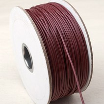 비즈아이 폴리치즈줄 1mm 패션 팔찌, 14_폴리치즈줄1mm_진팥죽_450cm, 1개