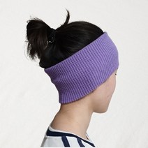 ACNP 남자 여자 두꺼운 골지 와이드 니트 헤어밴드