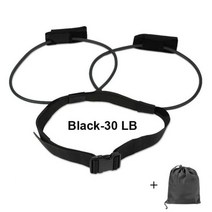 튜빙밴드 튜빙 저항밴드 헬스 저항 세트 근력 루프밴드 탄성저항 전신 Fitness Booty Bands Bounce Trainer Elastic Pull Rope Squat Res, Black
