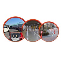 도로반사경 SD-PC B타입 원형 (직경600 800 1000mm) 도로 교통 주차 신호 반사경, 앙카지주 직경76x2.5M