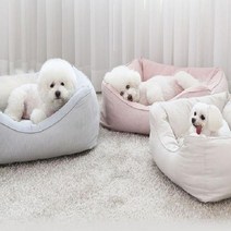 비누 강아지 베드 쿠션 범퍼 목욕 각질 콤피 용품 샴푸 반려견 반려동물 L 방석 ghddprjs*45644426Pu, L핑크