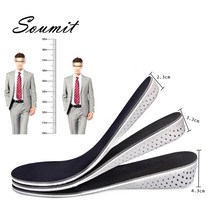 기능성 깔창 슬리퍼 유연성 평발 허리 디스크 Soumit-메모리폼 높이 증가 깔창 2cm 3cm 4cm 힐 리프트 엘리