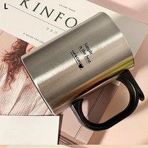 시둥마켓 +[시둥마켓]+_ 카페컵 커피머그컵 손잡이잔 유리머그잔 플라워머그컵 주스잔, 일주 심플머그280ml 스텐머그컵 커피잔 스텐머그컵