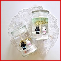 (목도리토끼)(공효진*2개)크리스마스 캔들 양초 젤캔들 만들기 키트, 블랙체리, 퍼플