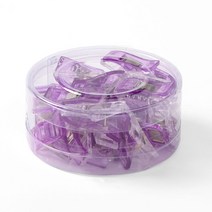 미니서류집게 문서집게 페이퍼클립 25p 퍼플-264