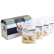 하늘한과 수려한 찹쌀조청유과 세트 연 250g + 비트 250g + 쑥 250g + 치자 250g, 1000g, 1세트