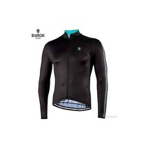 Bianchi Milano VALFURVA Long Sleeve Cycling Jersey : BLACK