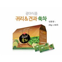 광야식품 귀리 견과 쑥차 선식 프리미엄 선물세트 60포 1200g, 1개