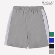 후아유 WHO.A.U W 라인 블럭 트레이닝 숏팬츠_WHTH82310C