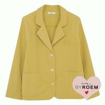 로엠 (BYROEM) 박시핏 컬러 자켓 RMJK938Y13 (RMJK938Y13)