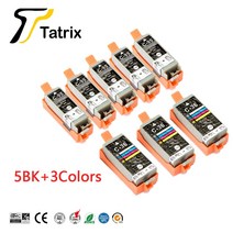 PGI-35 PGI35 CLI-36 CLI36 컬러 호환 프린터 잉크 카트리지 Canon PIXMA IP100 iP110 IP100B TR150 용, 한개옵션1, [04] 5BK add 3C