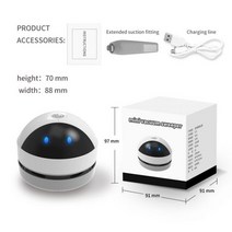 미니 Vacuum Table Cleaner Dust Desktop Coffee Collector For Home Office Cleaning Tool Gadget House, CHINA_1PC