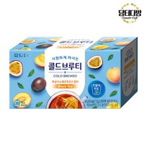 콜드브루티 복숭아 패션후르츠 홍차 20티백, 1, 본상품선택