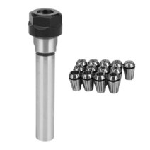 목공 트리머 CNC C20-ER20A-100L 직선형 섕크 척 스프링 콜릿 드릴링 밀링 팩 14 개, 01 금