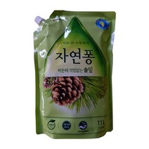 자연퐁 찌든때 걱정없는 솔잎 리필형 주방세제, 1.1L, 1개