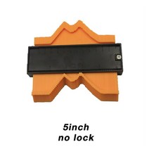 20/50mm 5;6;Contour Gauge Plastic Profile Copy Standard Wood Marking Tool Tiling Lnate Tiles, 04 TYPE A ORANGE