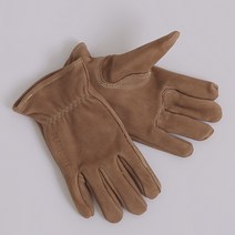 [100% 누벅소가죽] 캠핑장갑 화로대 바베큐 불멍 가죽 장갑, M