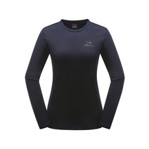 아이더 여성 솔리드 라운드 TEE DWF18202