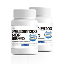 건강앤 콘드로이친1200 MBP 비타민D 3개월 90정, 2통 6개월