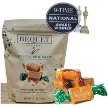 감사사은품 증정] 코스트코 BEQUET 셀틱 시솔트 카라멜 484g 핸드메이트 카라멜, 1개