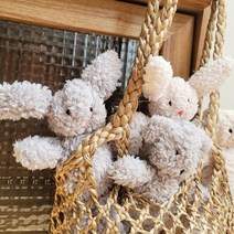 [천삼백케이] [꿈꾸는두부] 날아라미쎄스깡 DIY 몽고미 몽토끼 2종세트 취미 인형만들기, 02.몽고미크림+몽토끼그레이