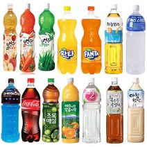 욜케이유 하늘보리 코카콜라 포카리스웨트 옥수수수염차 파워에이드 게토레이 칠성사이다 음료수1.5L모음, 비락수정과