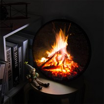 ne371-LED액자35R_계속쳐다보게되는불꽃_LED사인홍보, 타입4 숯불