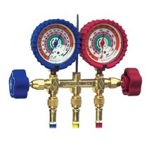 임페리얼 신냉매게이지세트 417C R410A GAS 2-VALVE(60Inch호스포함) (SET)측정공구 게이지 계측기 에어 유압 배관 배관설비 냉동공구, 1