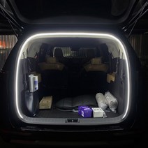 브라더피 식빵등 DIY패키지 세트 네온 LED 면발광 트렁크등 연장커넥터 12V 3.5m, 쿨화이트