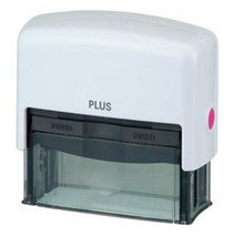 프러스PLUS 와이드케시퐁_개인정보보호스탬프보안도장, 화이트